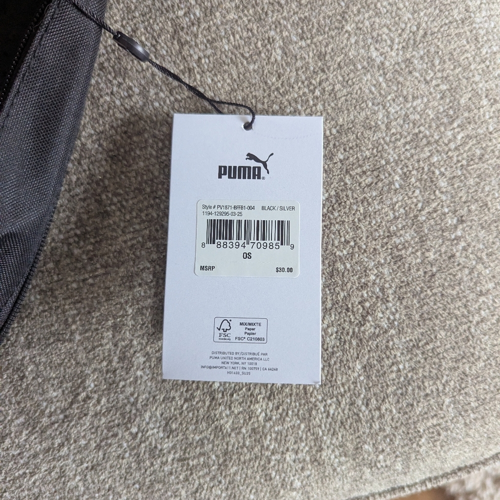 Puma Black Belt Bag - Picture 4 of 4
